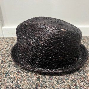 Mens OH2 straw hat, Color dark brown